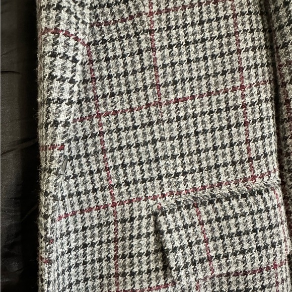 ZARA oversized plaid Blazer, size XS, elbow patches - Picture 5 of 6